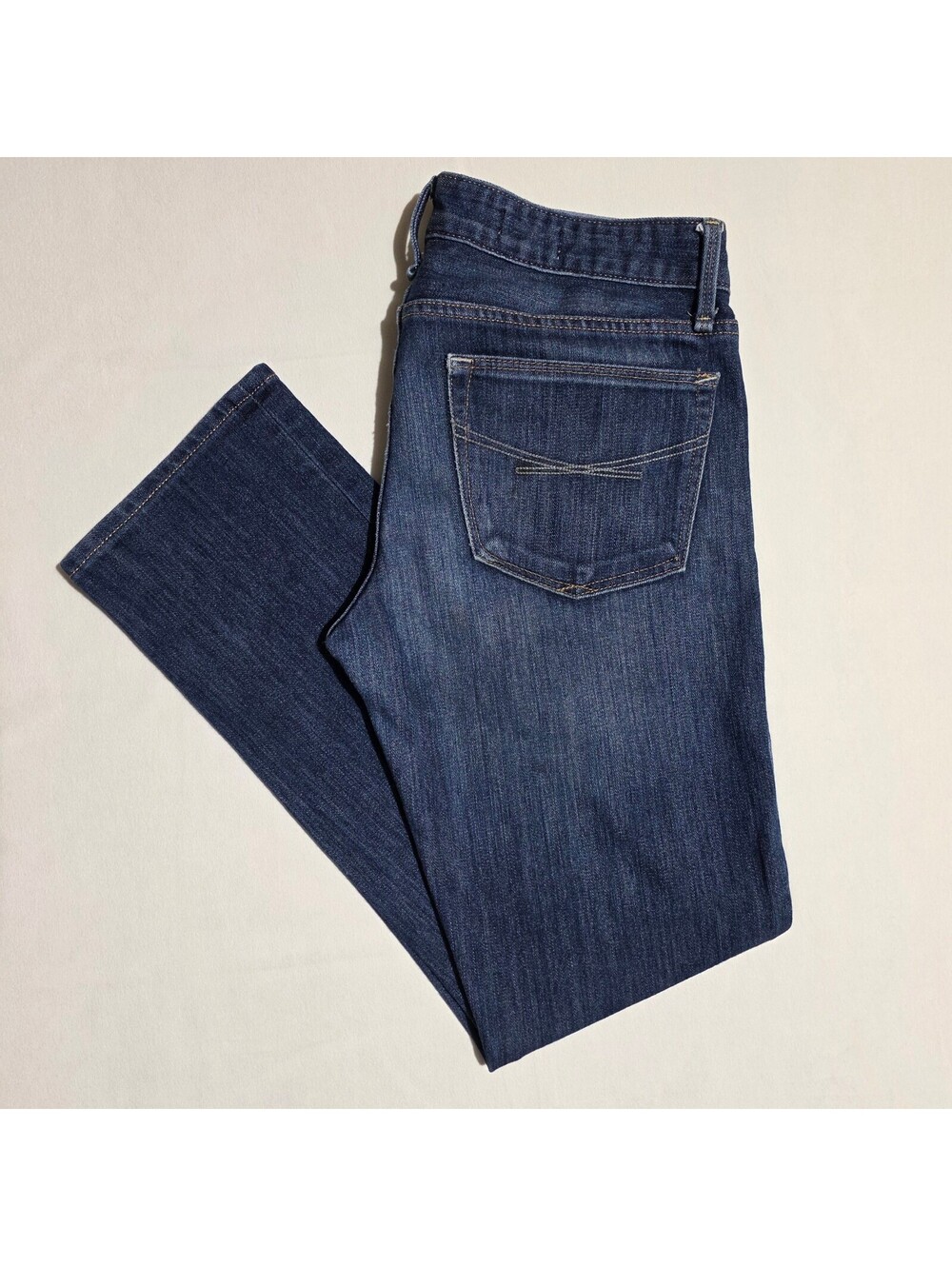Gap 1969 Real Straight Blue Denim Jeans Size 28/6a